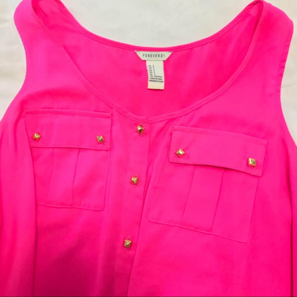 Bright Pink Forever 21 Top